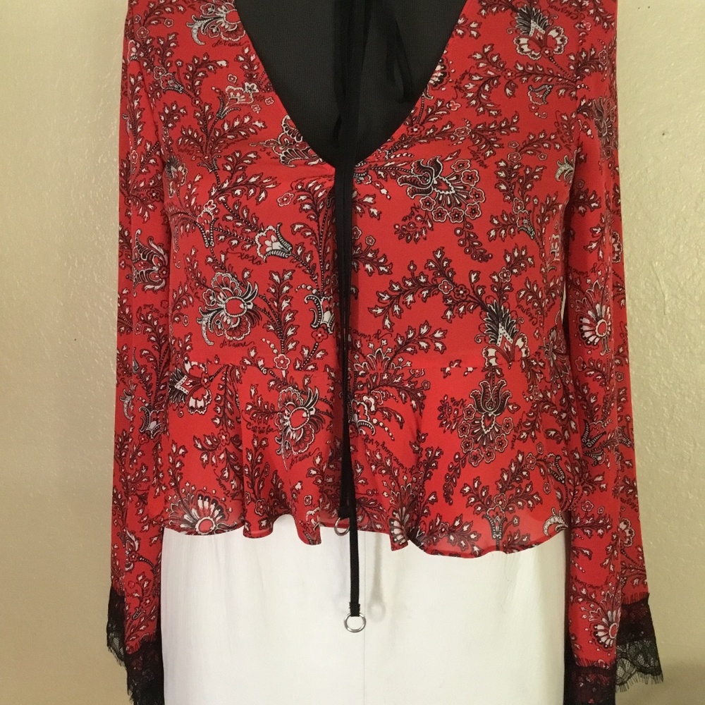 Cing a Sept Silk blouse